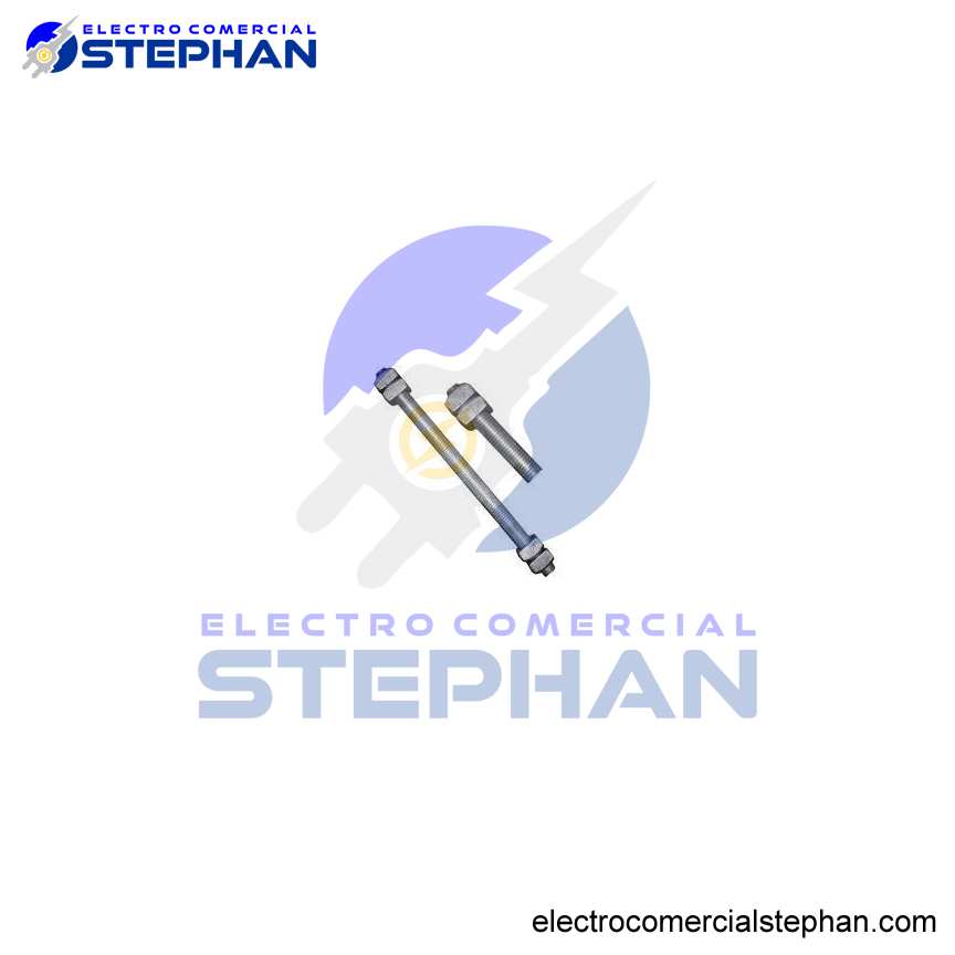 PERNO DOBLE ARMADO F.G. DE 5/8 X 8´´ C/ 4 TUERCAS