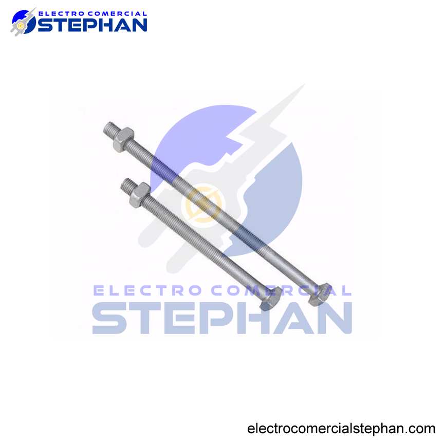 PERNO MAQUINADO F.G DE 3/4 X 20´´ C/TUERCA Y CONTRATUERCA