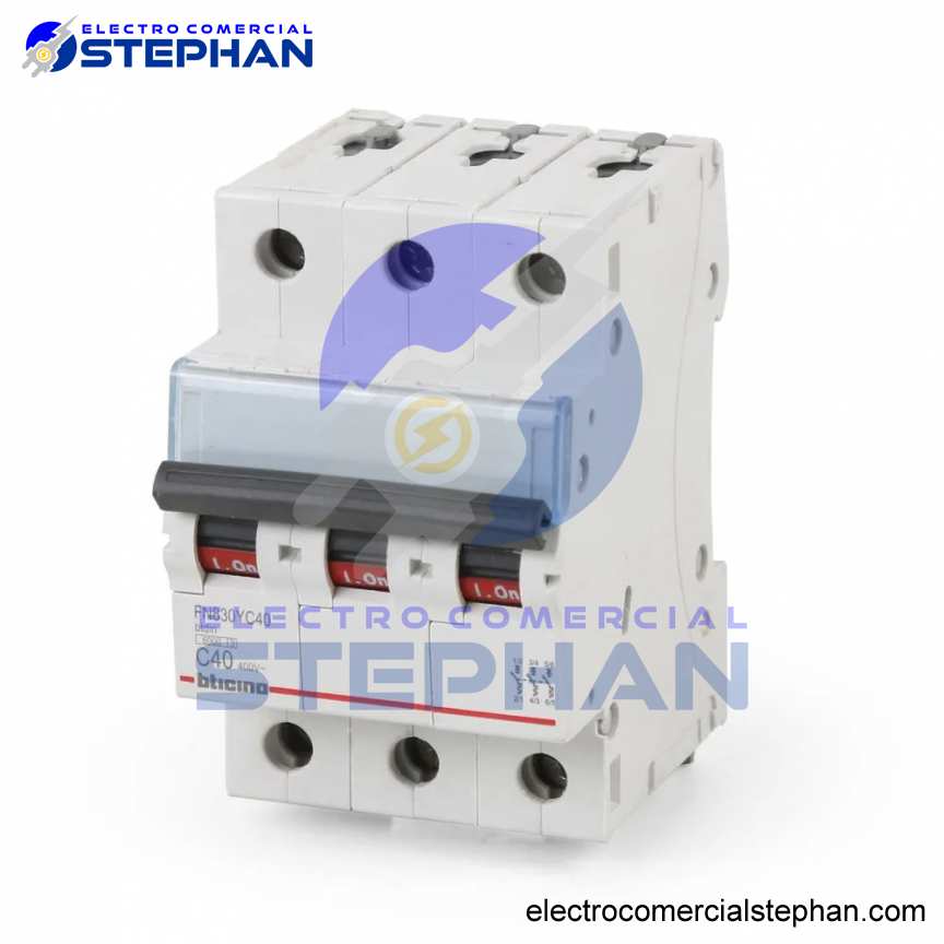 INTERRUPTOR TERMOMAGNÉTICO 3X40A 220V-10KA BTICINO LEGRAND