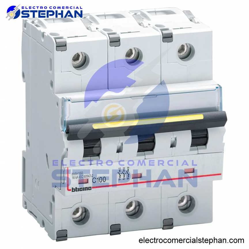 INTERRUPTOR TERMOMAGNÉTICO 3X100A 220V-10KA BTICINO LEGRAND