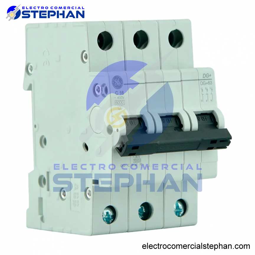 INTERRUPTOR TERMOMAGNÉTICO 3X16A 220V-10KA GENERAL ELECTRIC