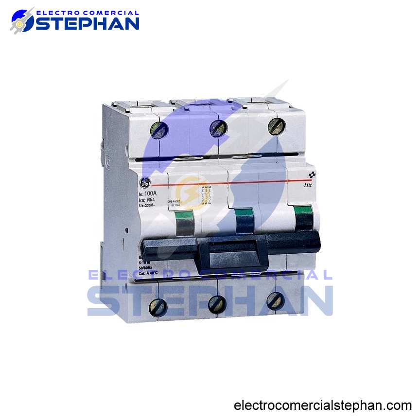 INTERRUPTOR TERMOMAGNÉTICO 3X100A 220V-10KA GENERAL ELECTRIC