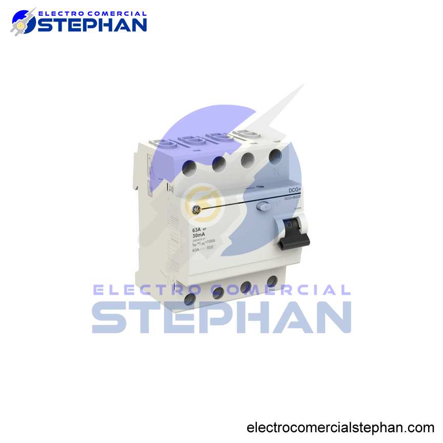 INTERRUPTOR DIFERENCIAL 4X63A 30MA 230V GENERAL ELECTRIC