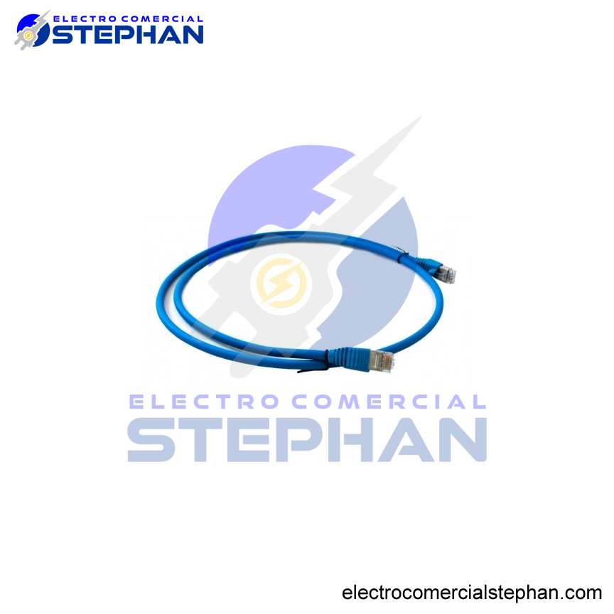 PACHCORD LSZH CAT6A 3MTS ROJO/NEGRO/AZUL