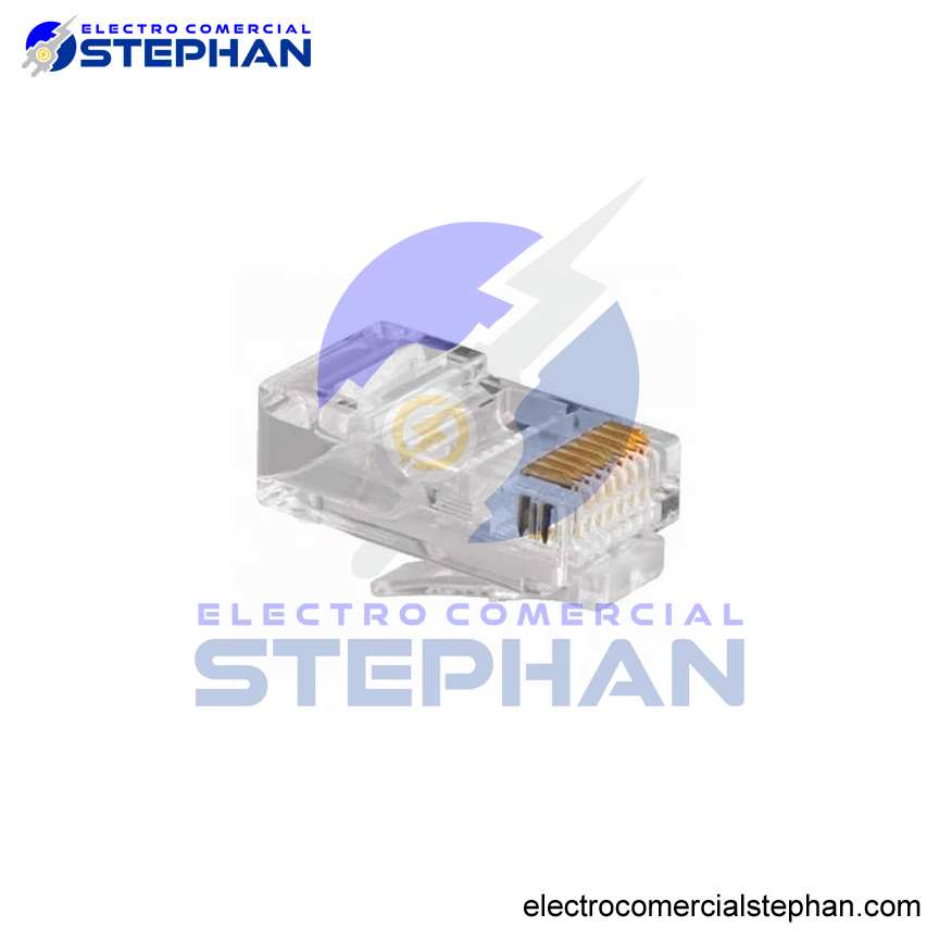 CONECTOR RJ45 CAT6 TRANSPARENTE