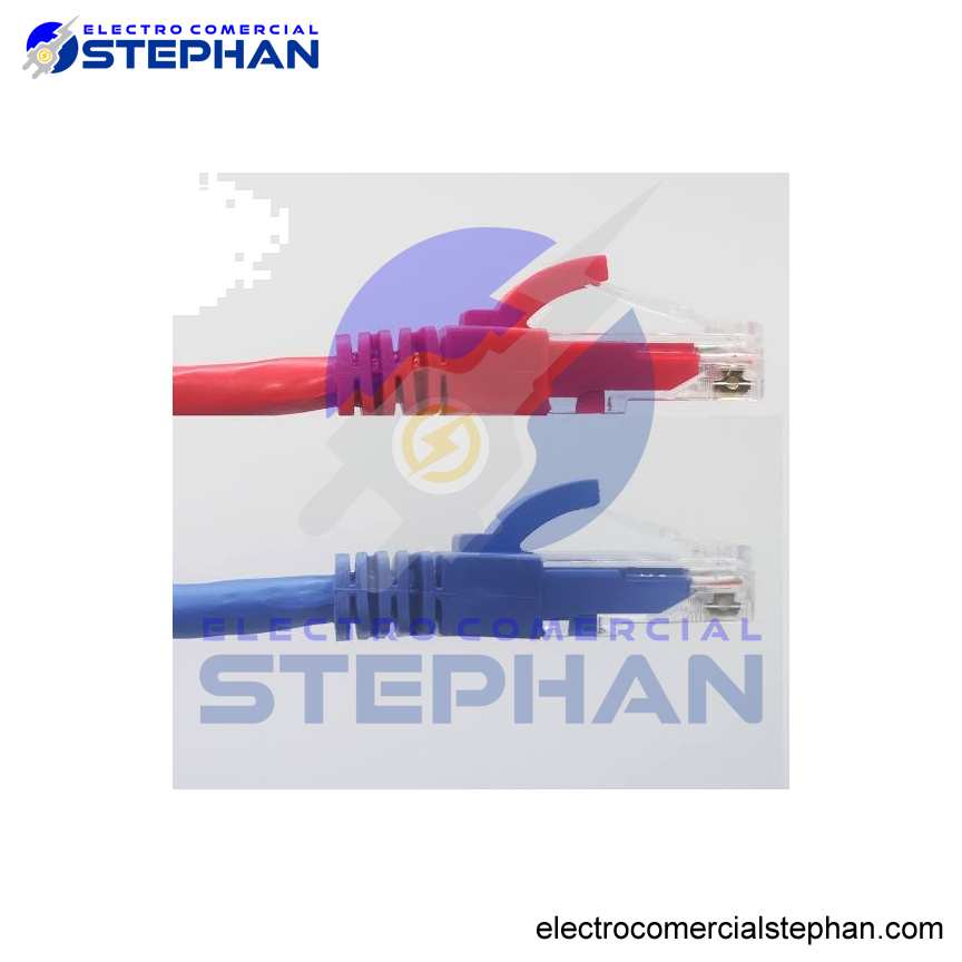PACHCORD CAT6A LSZH ROJO/NEGRO/AZUL 1MTS