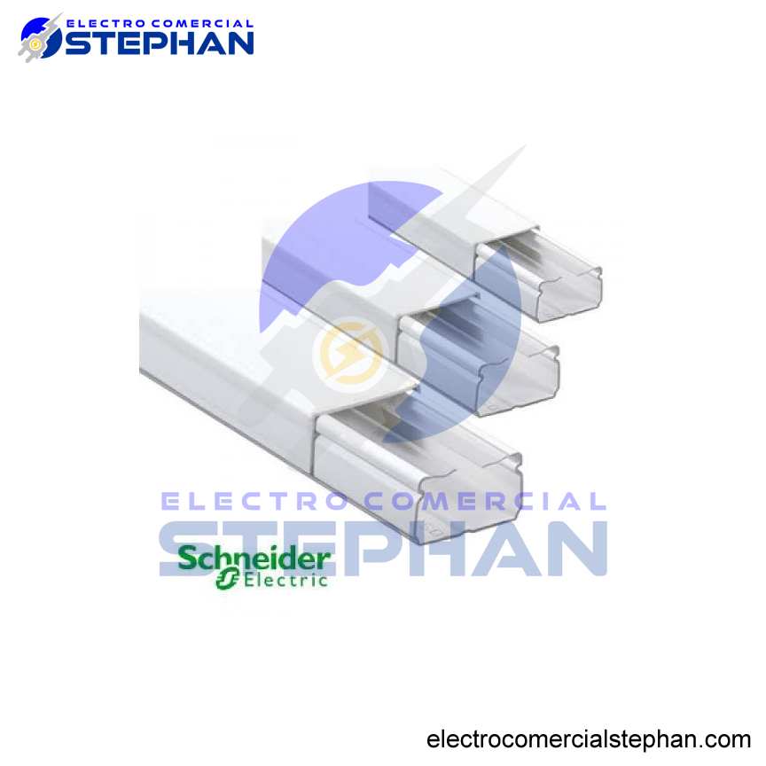 CANALETA BLANCA CERRADA 10X7 X 2MTS