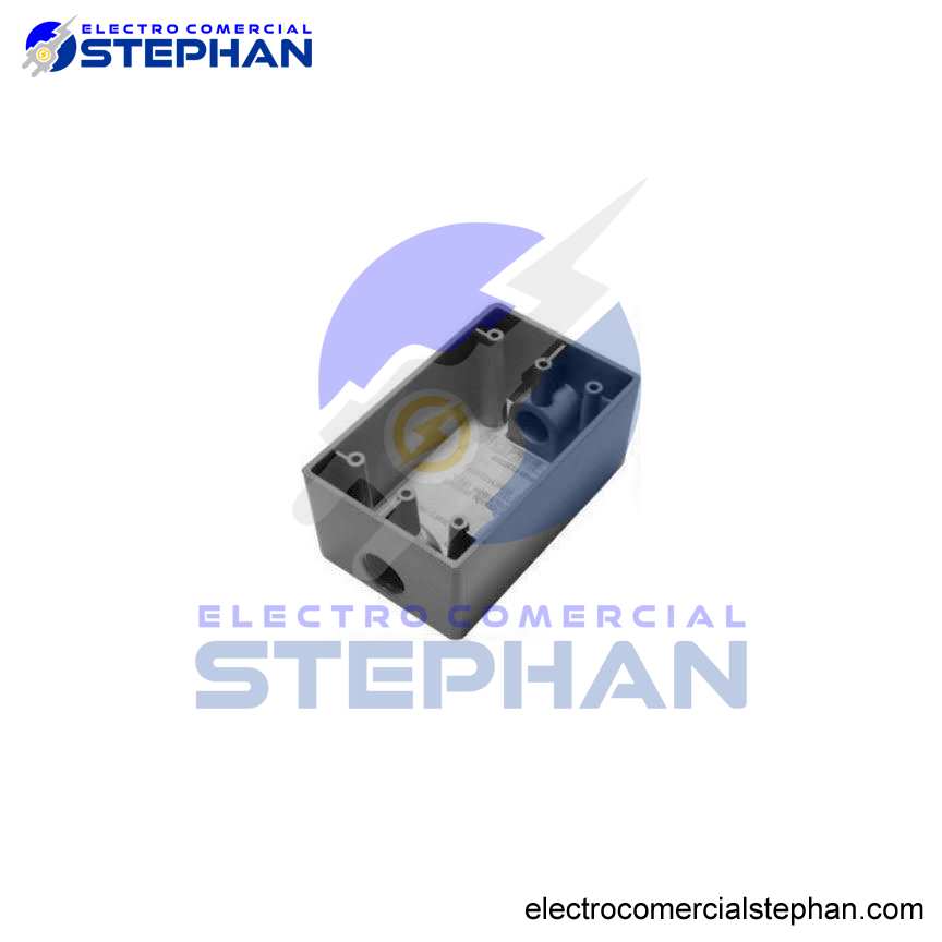 CAJA CONDULET RECTANGULAR DE 1/2PULG