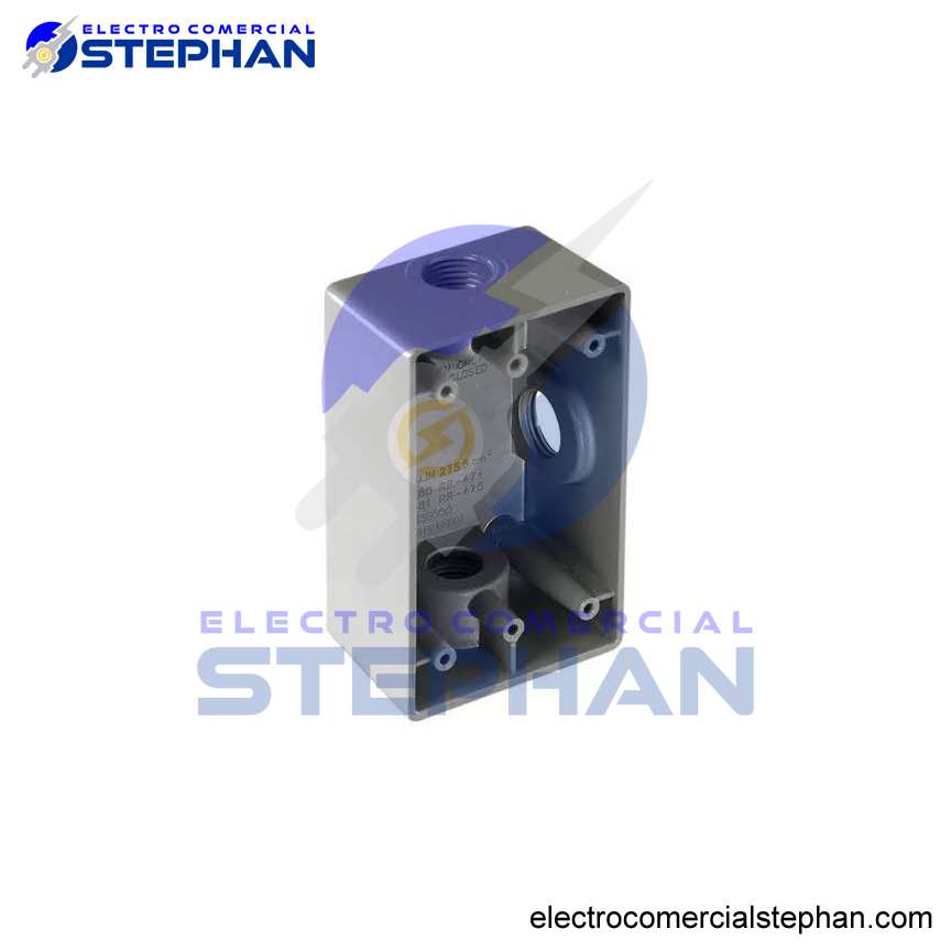 CAJA CONDULET RECTANGULAR DE 3/4PULG