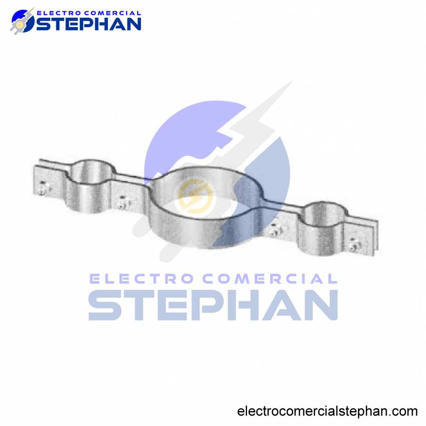 ABRAZADERA F. G. P/PASTORAL DOBLE DE 125MM