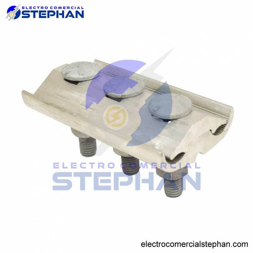 CONECTOR DOBLE VIA AL35MM/120MM 3 PERNOS