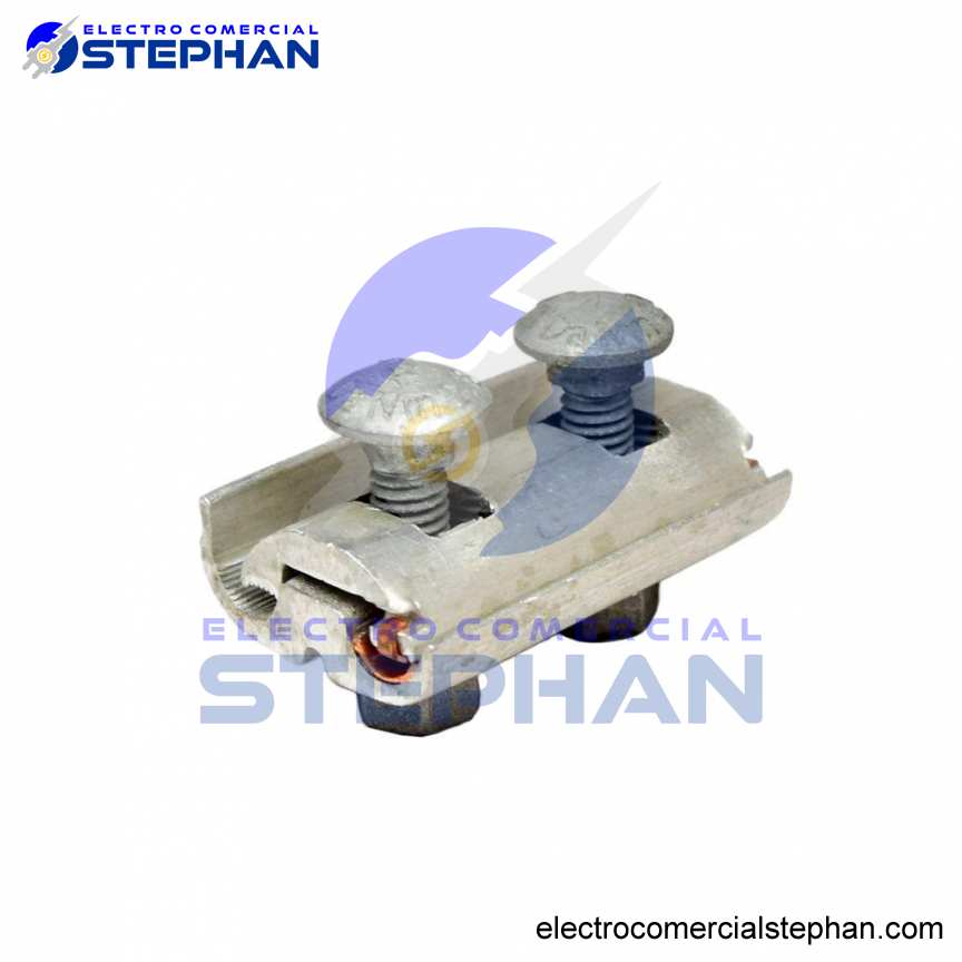 CONECTOR DOBLE VIA BIMETALICO AL-CU 16-120MM 2 PERNOS